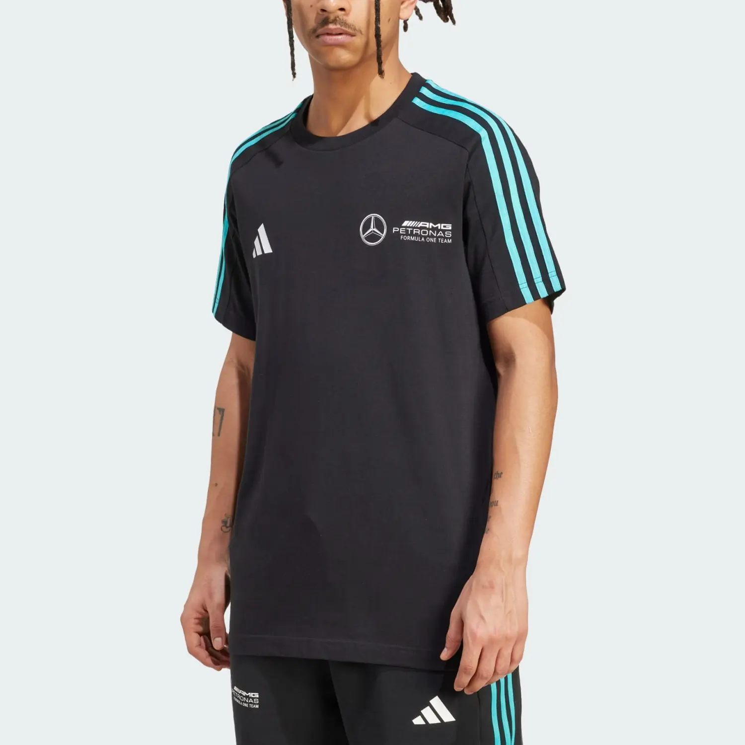 Футболка Mercedes Amg Petronas Formula Team Dna Adidas, черный — фото 3