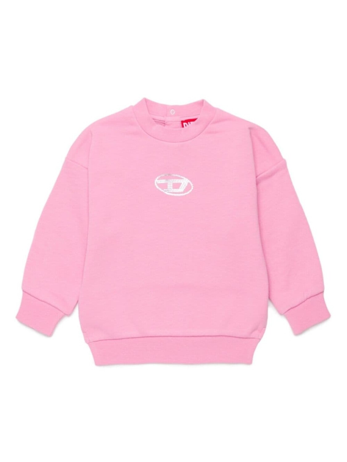 

Diesel Kids толстовка с логотипом, розовый