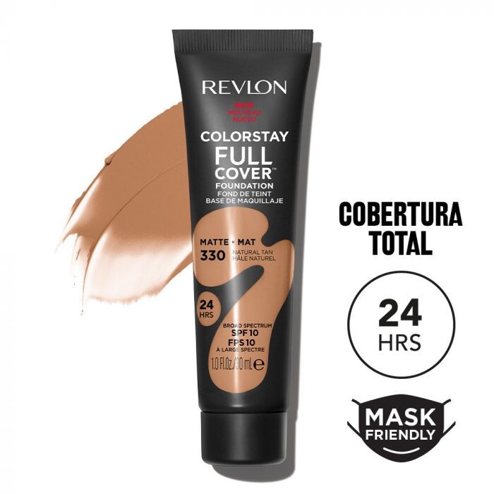

Тональная основа ColorStay Base de Maquillaje Cobertura Total Mate Revlon, 330 Natural Tan