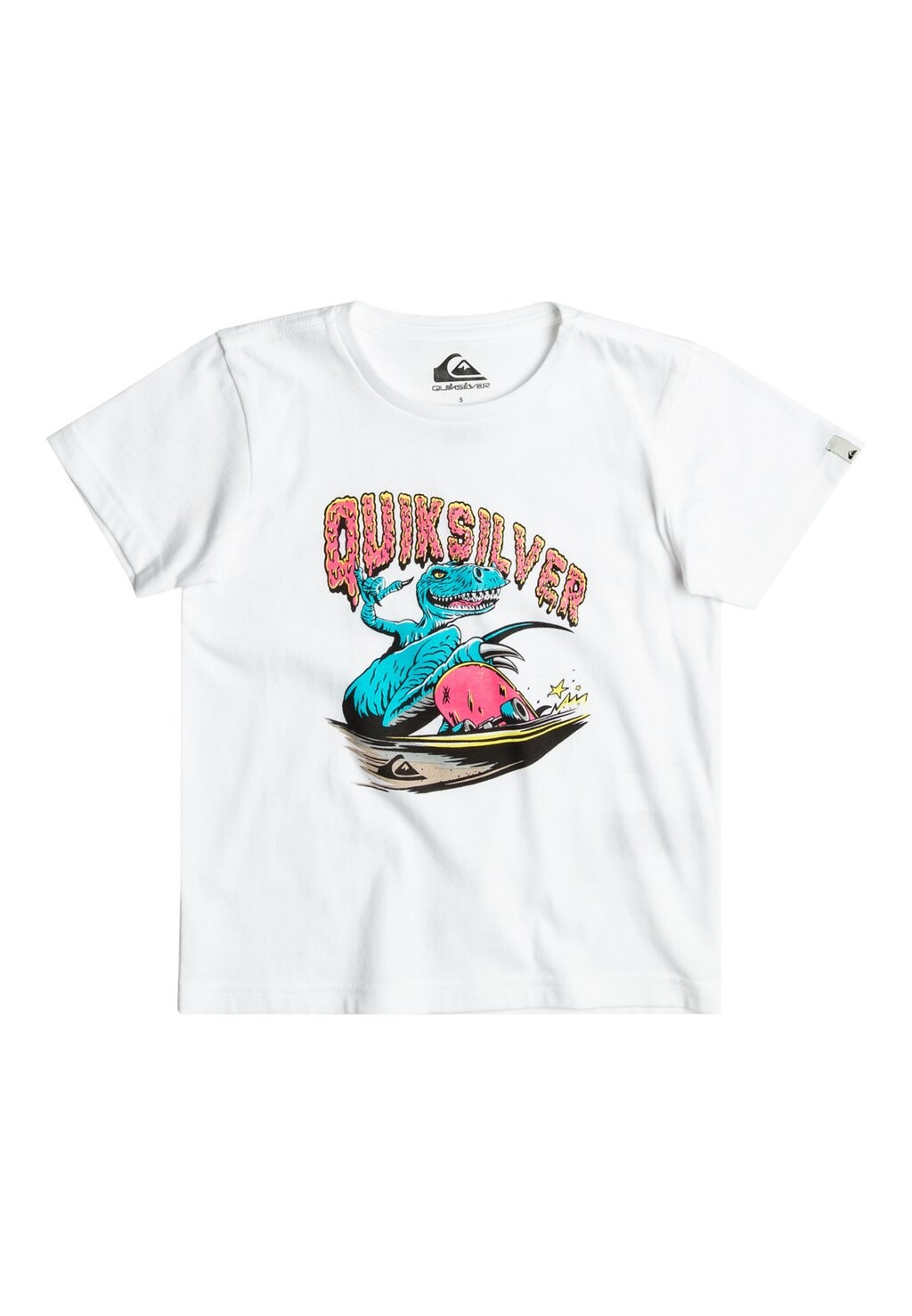 

Футболка с принтом DINOS RIDE Quiksilver, цвет off white