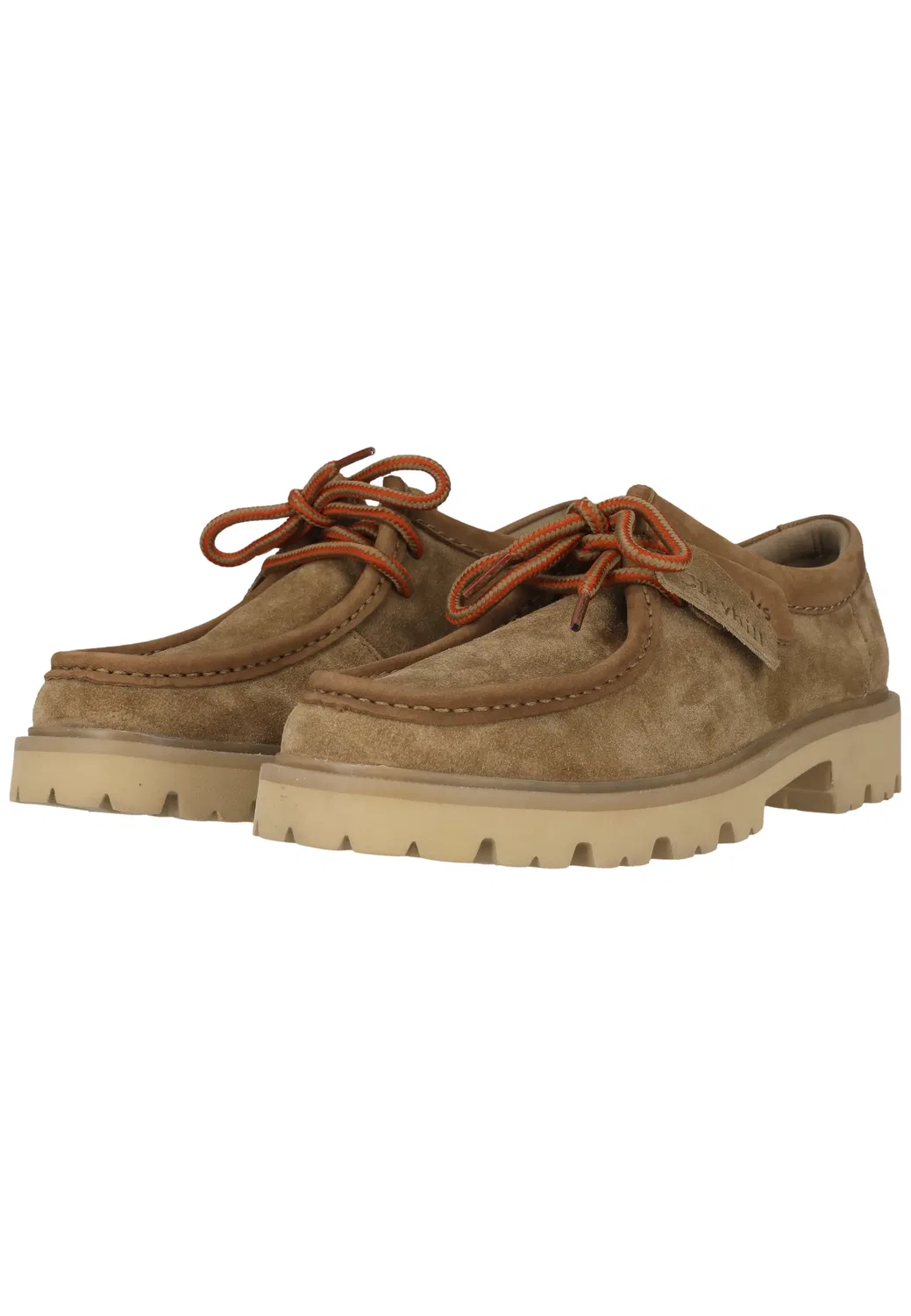 Снуршу Cleyhill Seam Clarks, 5232 Dark Sand Suede — фото 2