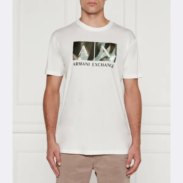

Футболка стандартного кроя Armani Exchange, белый