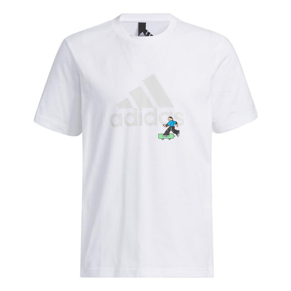 

Футболка с графическим логотипом Футболка Adidas, белый
