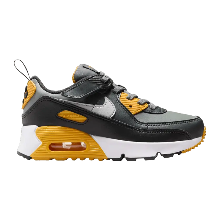 

Кроссовки Nike Air Max 90 EasyOn PS Smoke Grey Yellow, серый