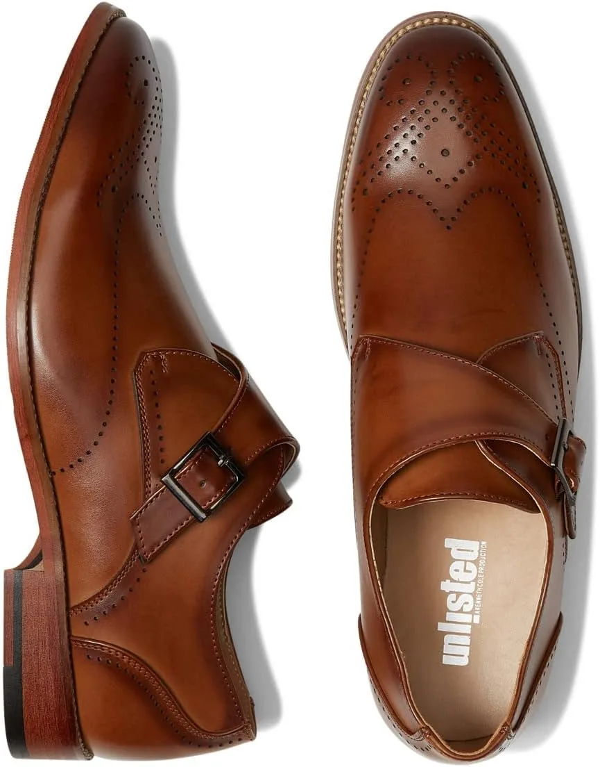 Кеннет Коул Херрен Туфли Cheer с монками и пряжкой Kenneth Cole, коньячный