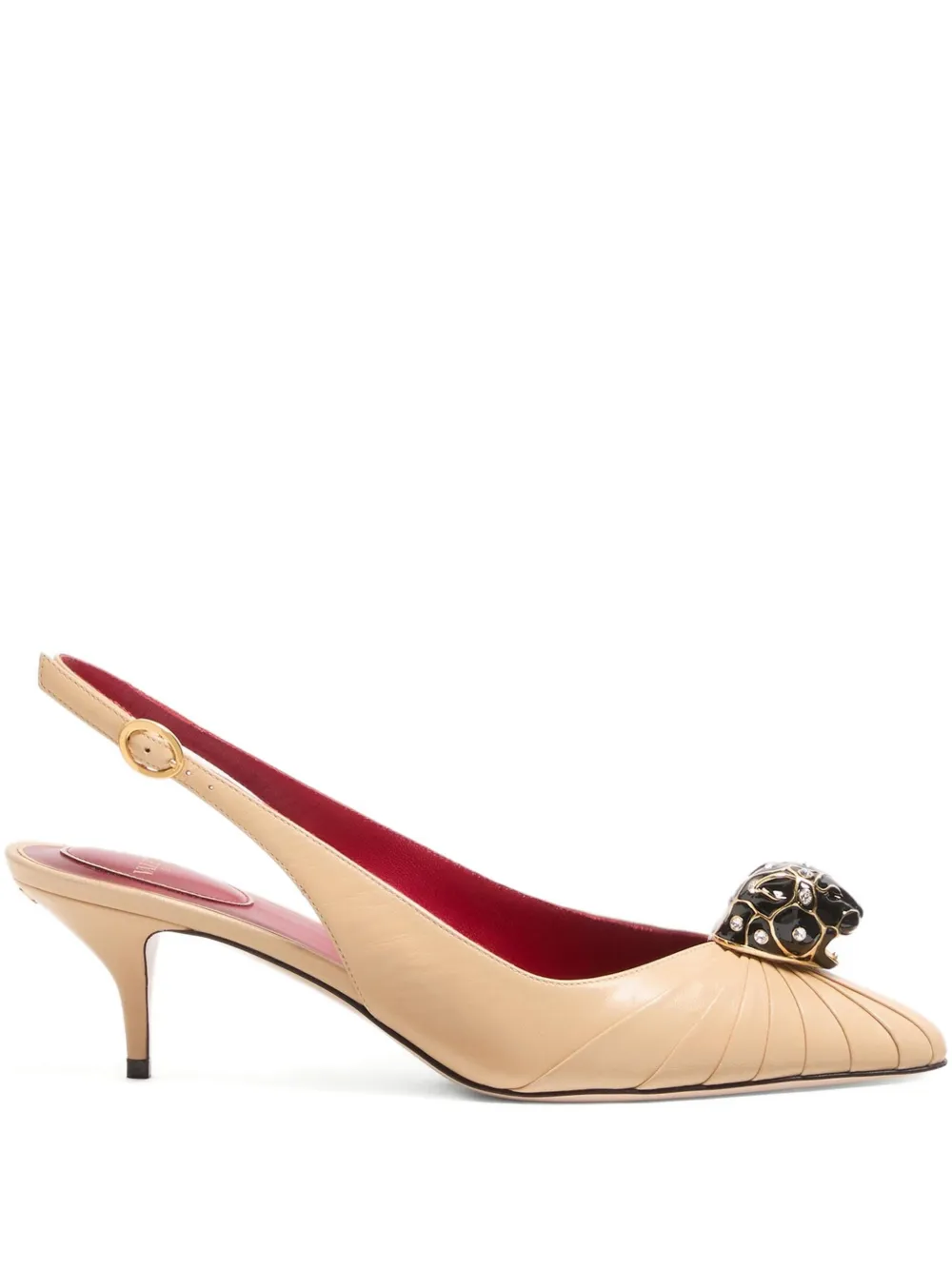 Туфли Panthea 55 со складками Valentino Garavani, нейтральный