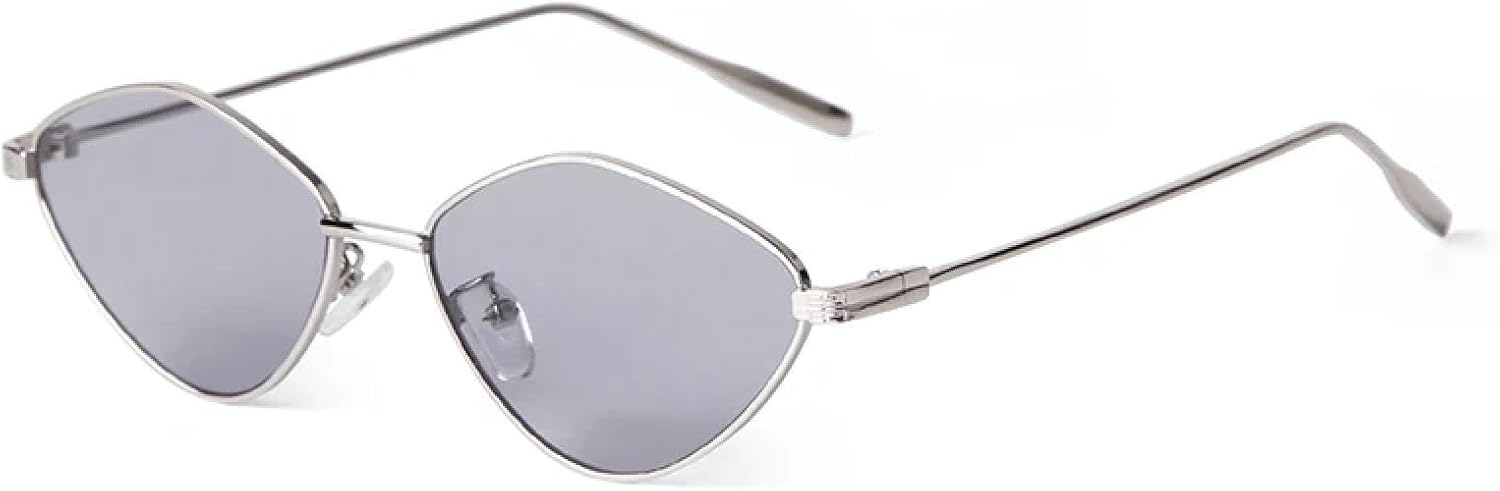 

Солнцезащитные очки с защитой от УФ-излучения UV400 | Металлический панк, синие линзы, маленькая овальная форма | Для женщин и мужчин, для занятий спортом на открытом воздухе и вождения DSVIGF, 05