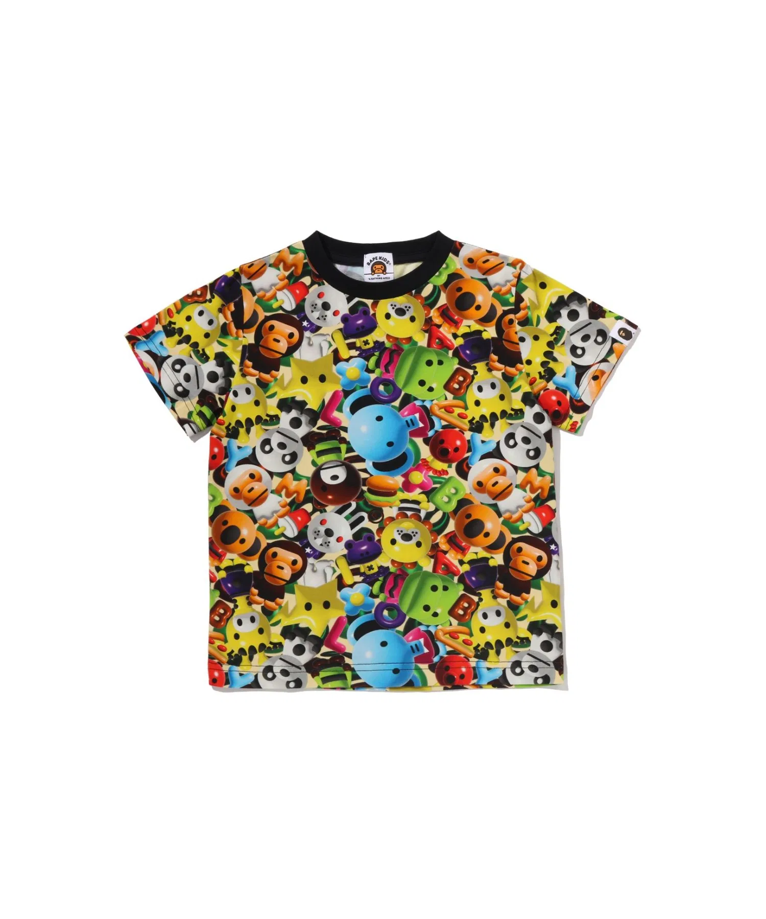 Детская футболка 3D MILO ALL FRIENDS A BATHING APE разноцветная