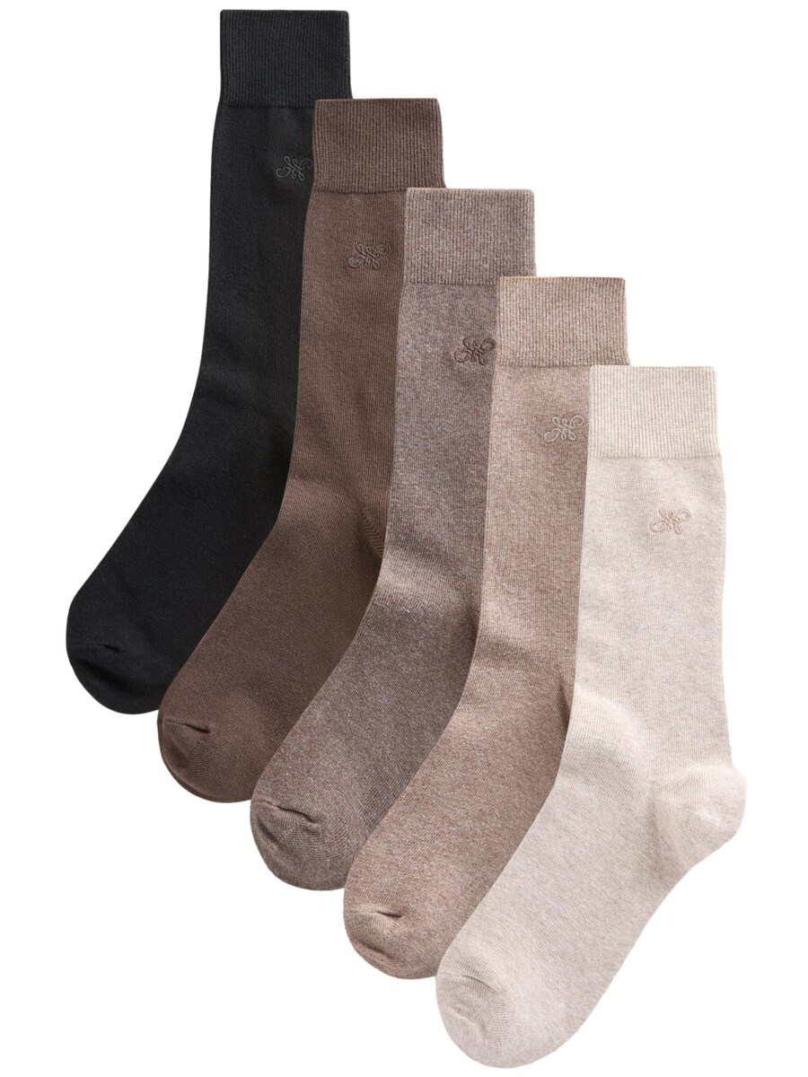 

Носки Next, цвет Ecru/mottled beige/Chocolate/Black