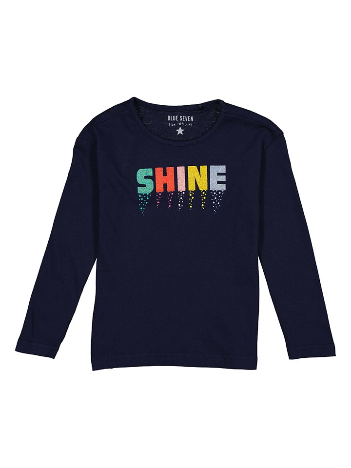 

Рубашка с длинным рукавом Blue Seven, темно-синий