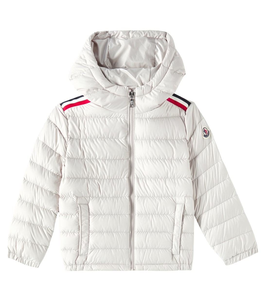 

Донвар стеганая пуховая куртка Moncler Enfant, бежевый