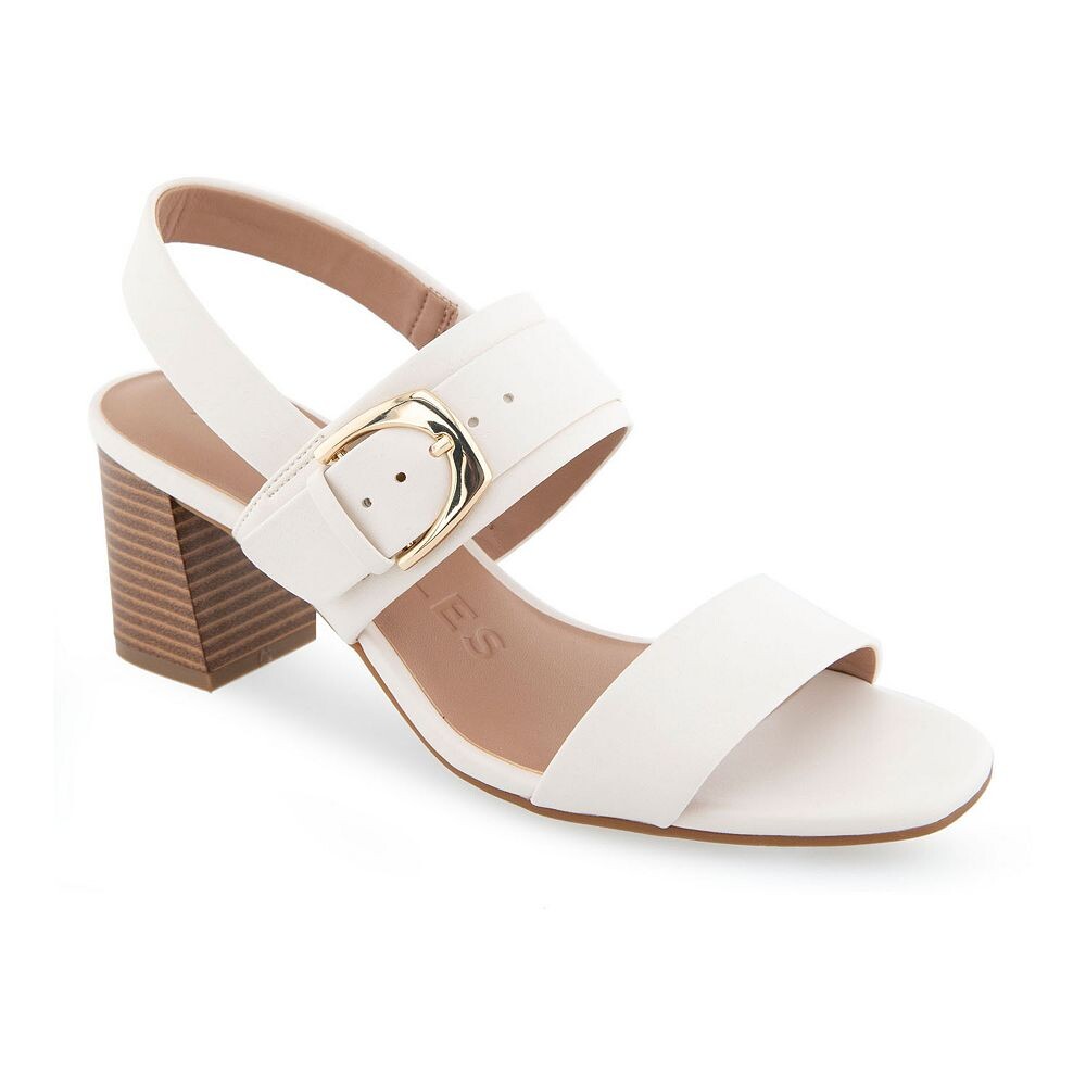 Женские модельные босоножки на каблуке Aerosoles Ellazia, цвет Eggnog Pu