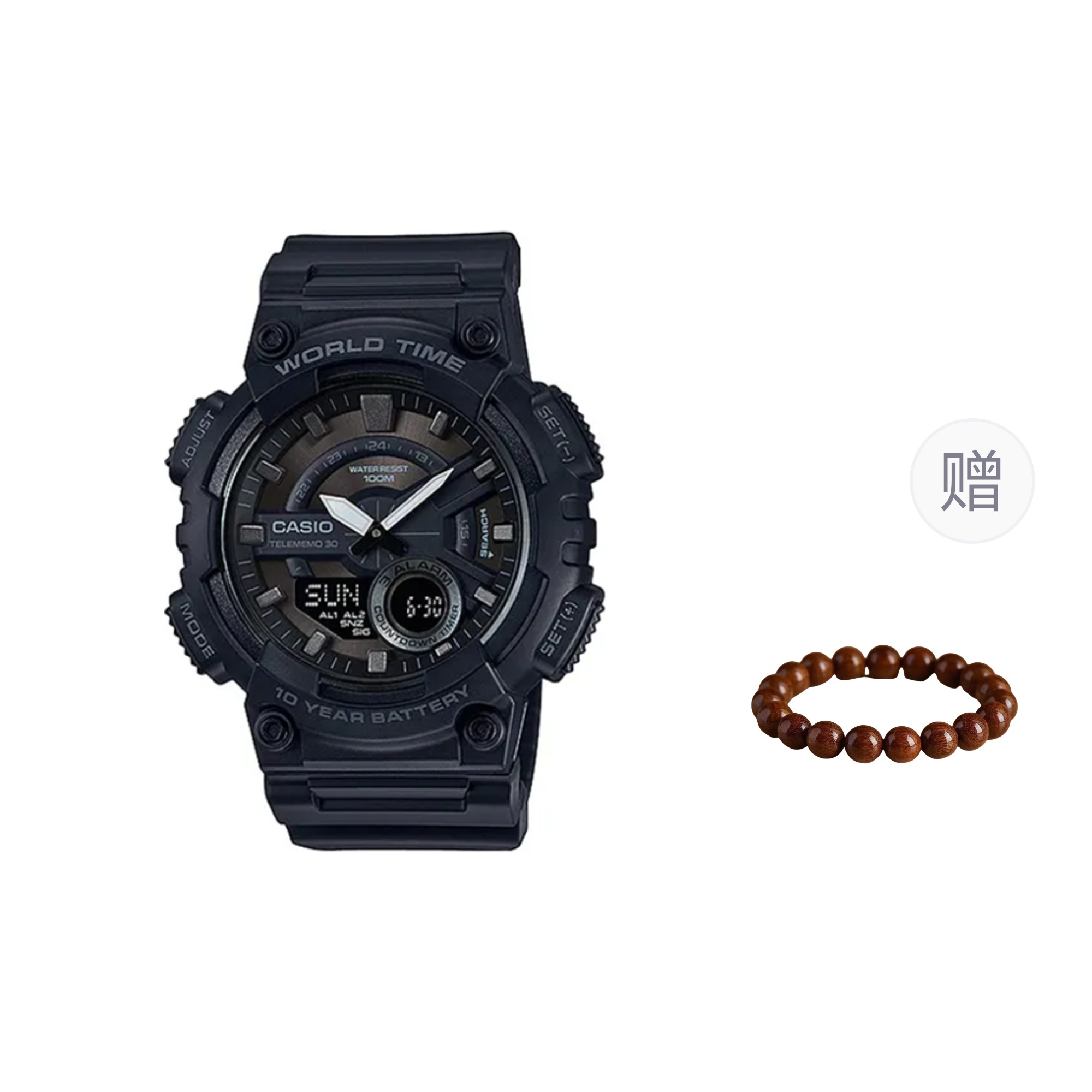 

CASIO Часы Men Black Watch, Black