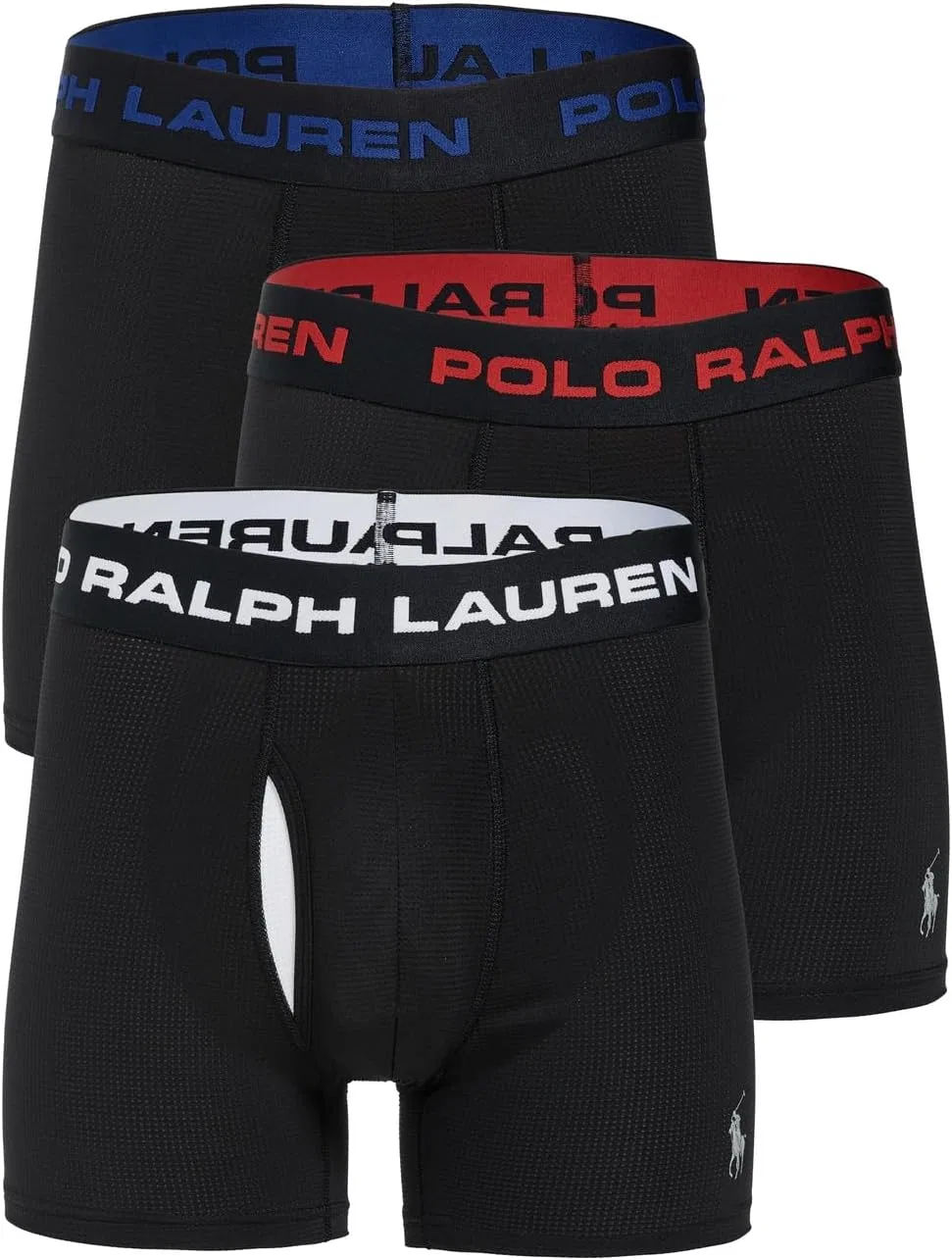 Боксеры 3-pack, POLO RALPH LAUREN, черный
