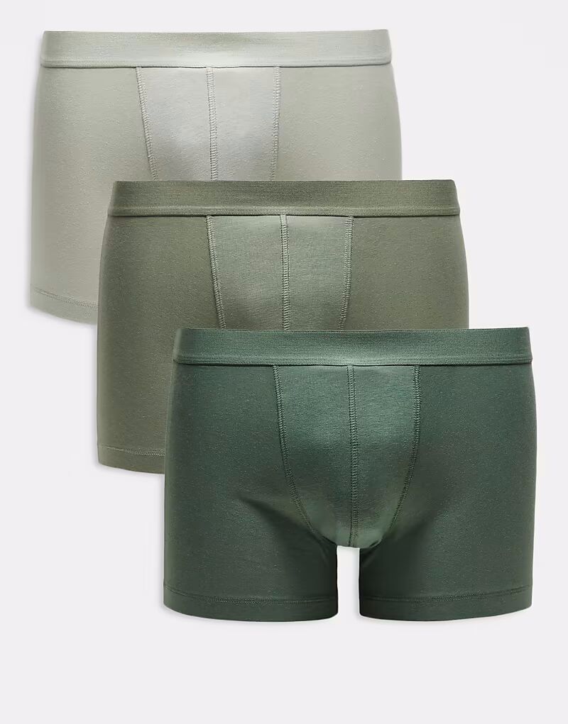 

ASOS DESIGN 3 трусы нейтрального цвета