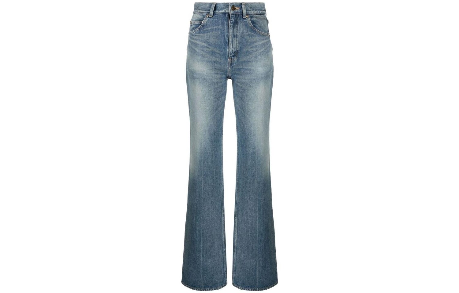 

Джинсы женские Saint Laurent High-waisted Bootcut, синий