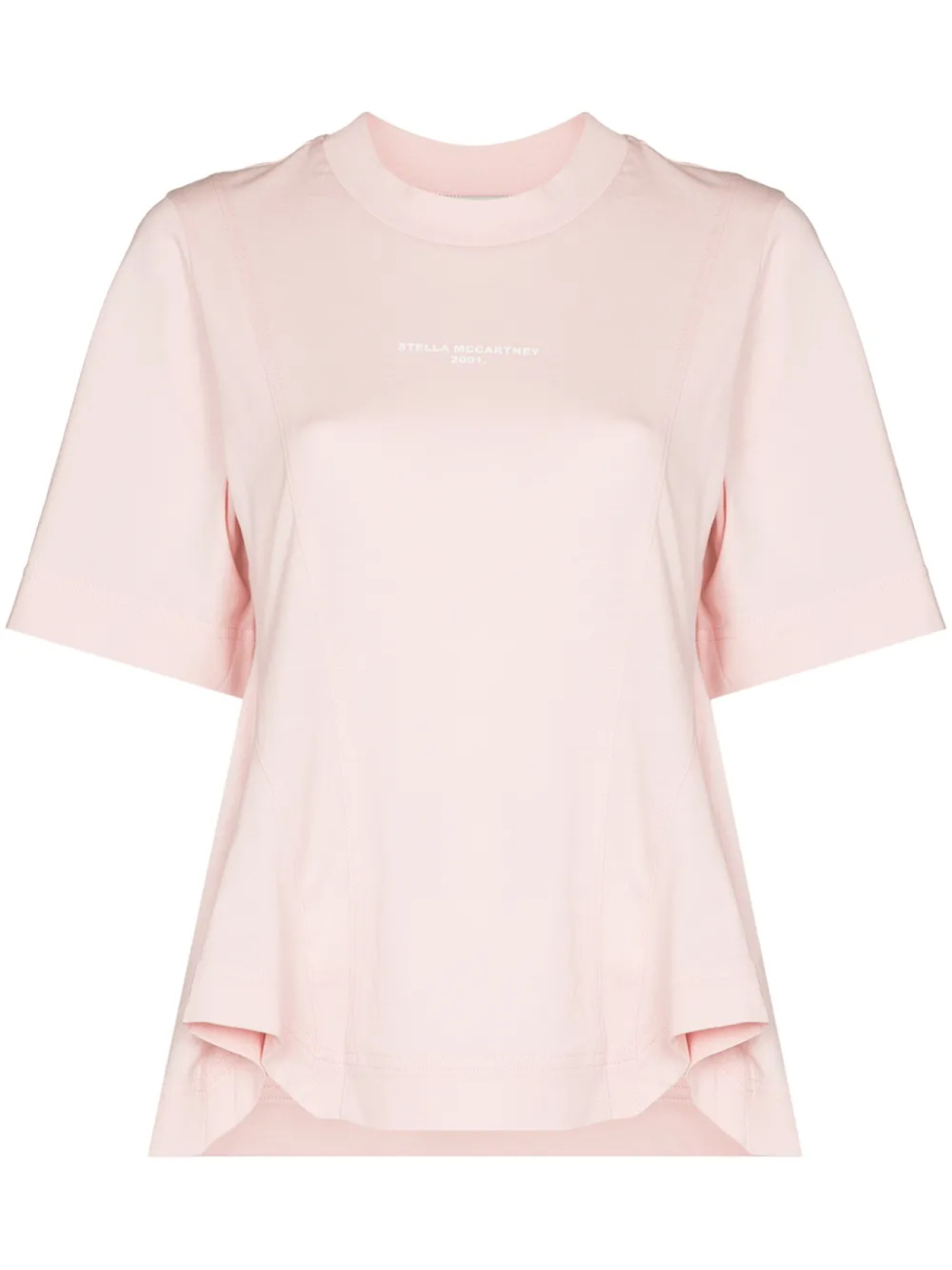 

Stella McCartney футболка с короткими рукавами и логотипом, розовый