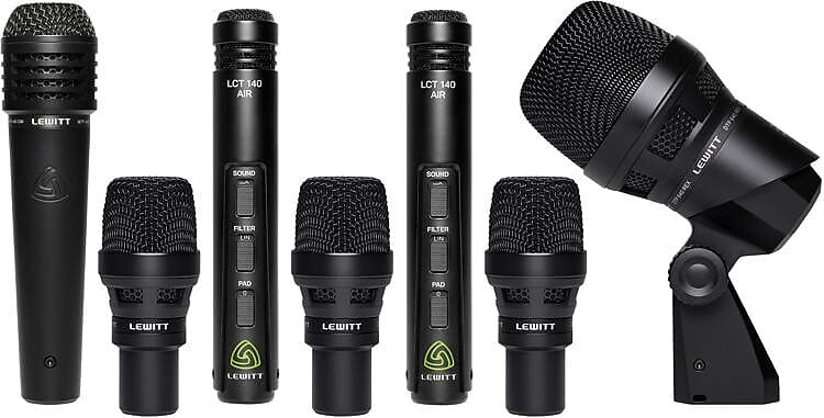 

Комплект барабанных микрофонов Lewitt BEATKIT PRO 7pc Drum Microphone Kit