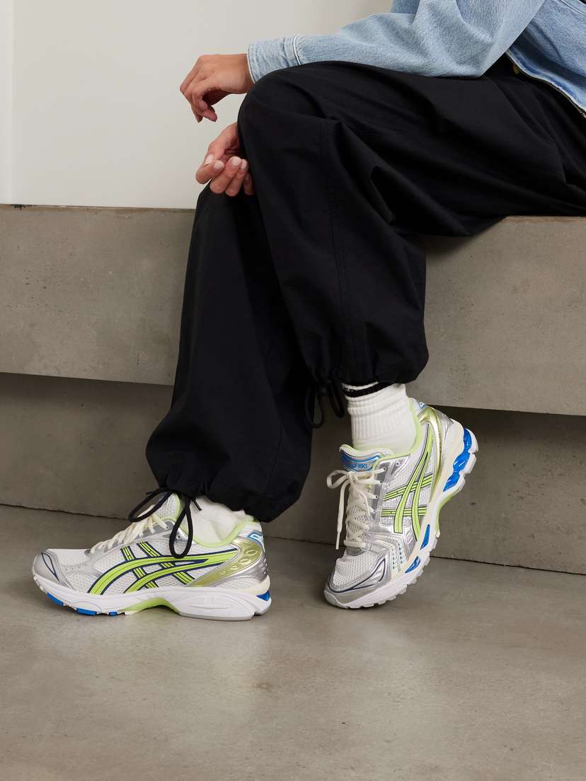 Кроссовки Gel-Kayano 14 с металлической сеткой и резиновой отделкой Asics, синий — фото 2