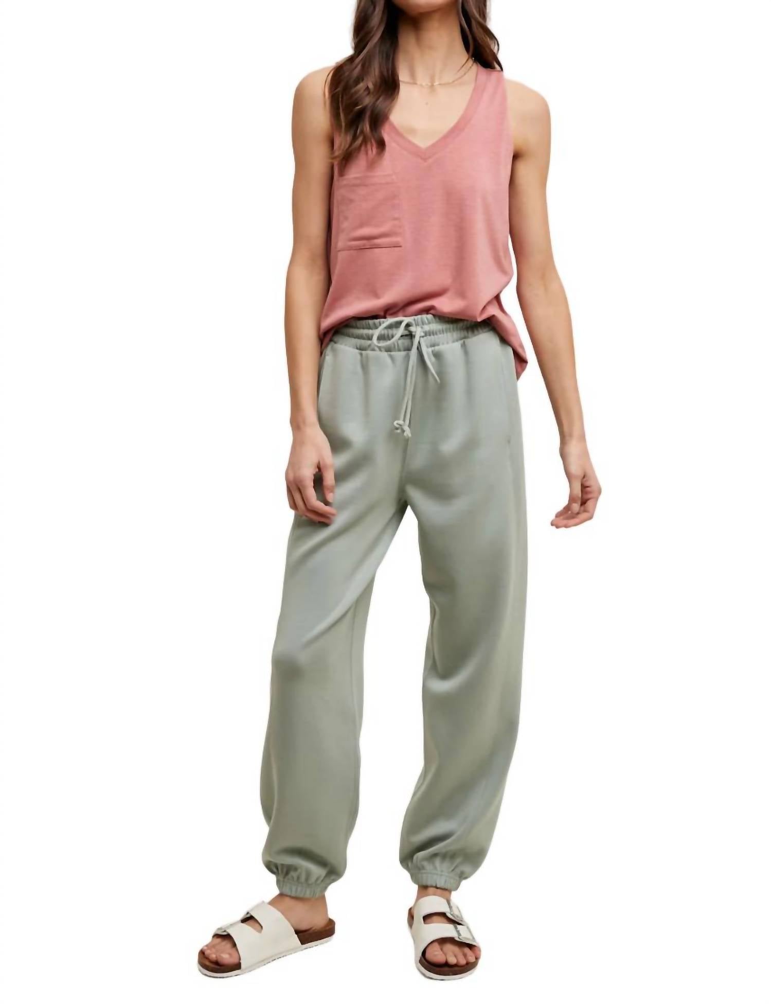 

Свободные брюки Джоггеры Pants в Sage WISHLIST