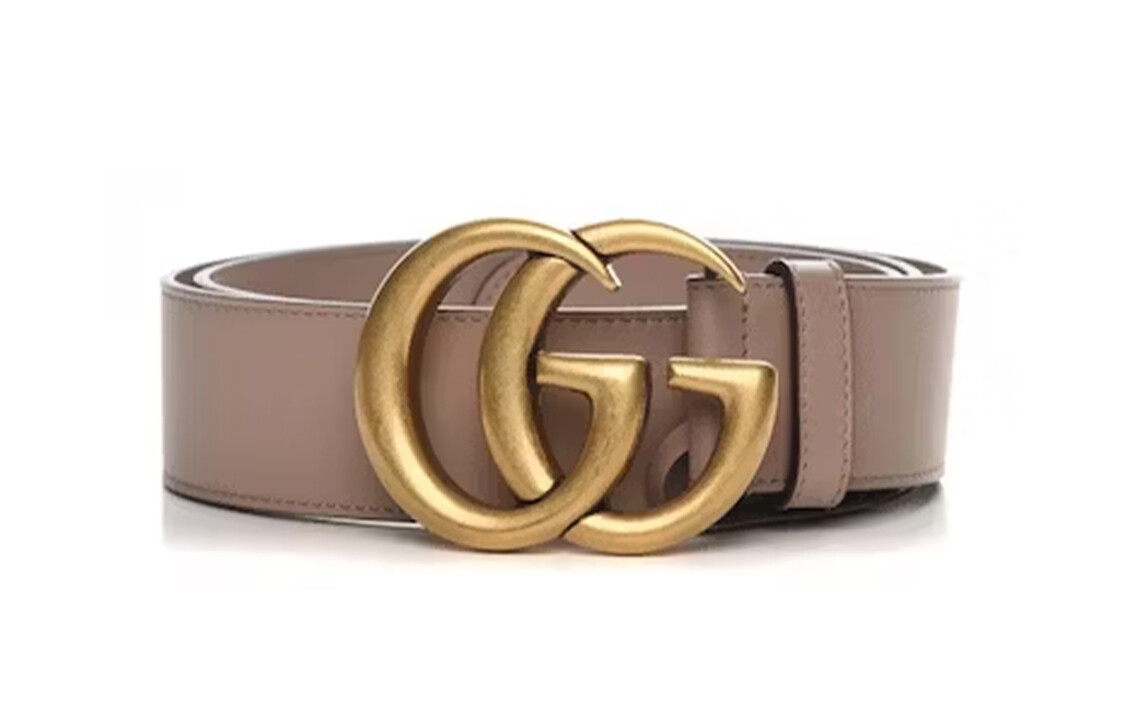 

Ремень кожаный Gucci, бежевый