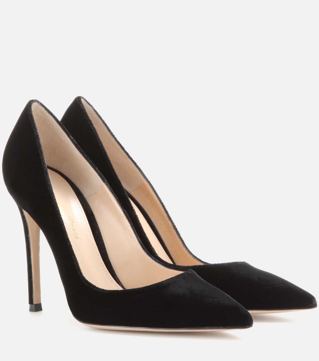 Бархатные туфли Gianvito 105 Gianvito Rossi, Nero