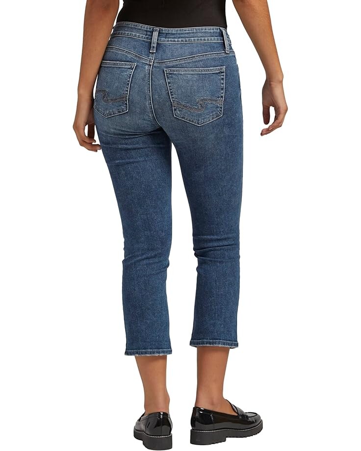 

Джинсы Silver Jeans Co. Suki Mid-Rise Capris L43920EPX392, индиго