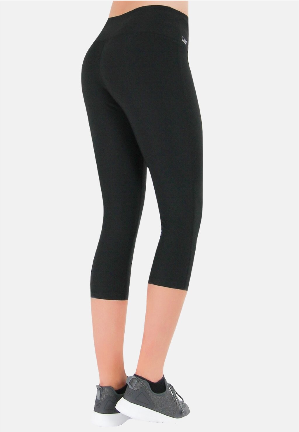 

Брюки 3/4 CAPRI MIT HANDYTASCHE Leggings Formbelt, черный