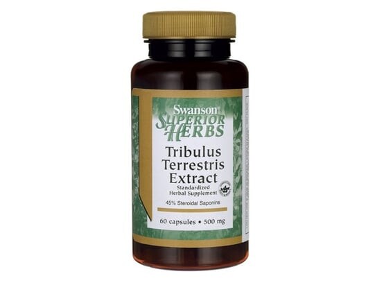 

Swanson, Tribulus Terrestris 500 мг, 60 капсул