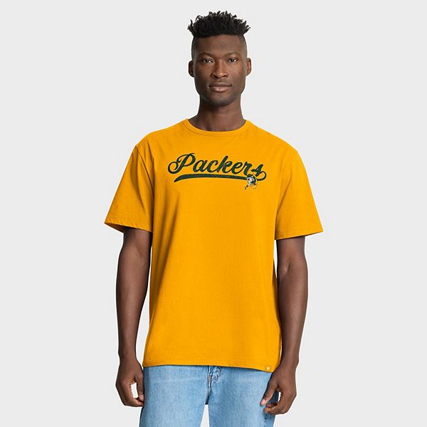 

Мужская футболка gold green bay packers fluid motion legacy Fanatics