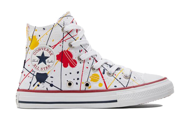 Кроссовки chuck taylor all star 'white splash' Converse, белый — фото 3