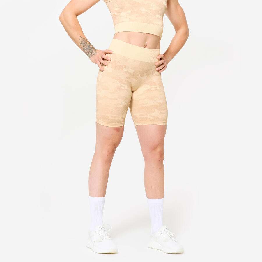 

DOMYOS Шорты - бежевый камуфляж