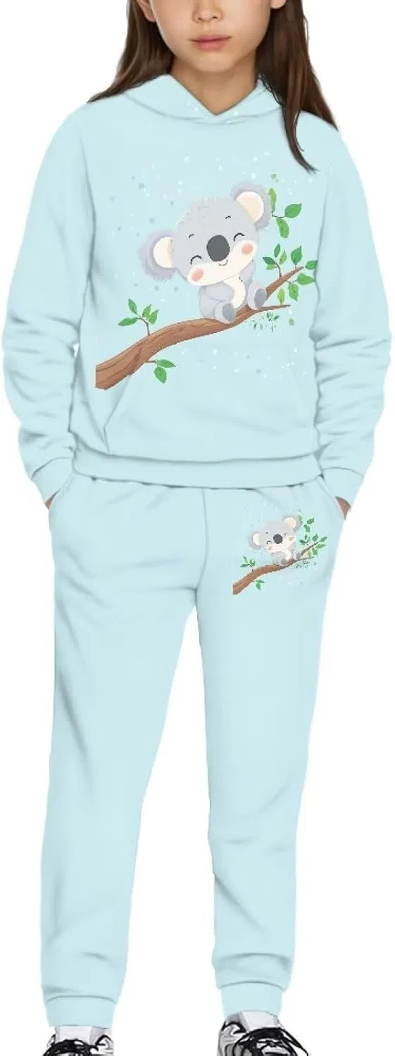 Детский спортивный костюм с капюшоном Uppodwarkid, 2 предмета, Blue Koala