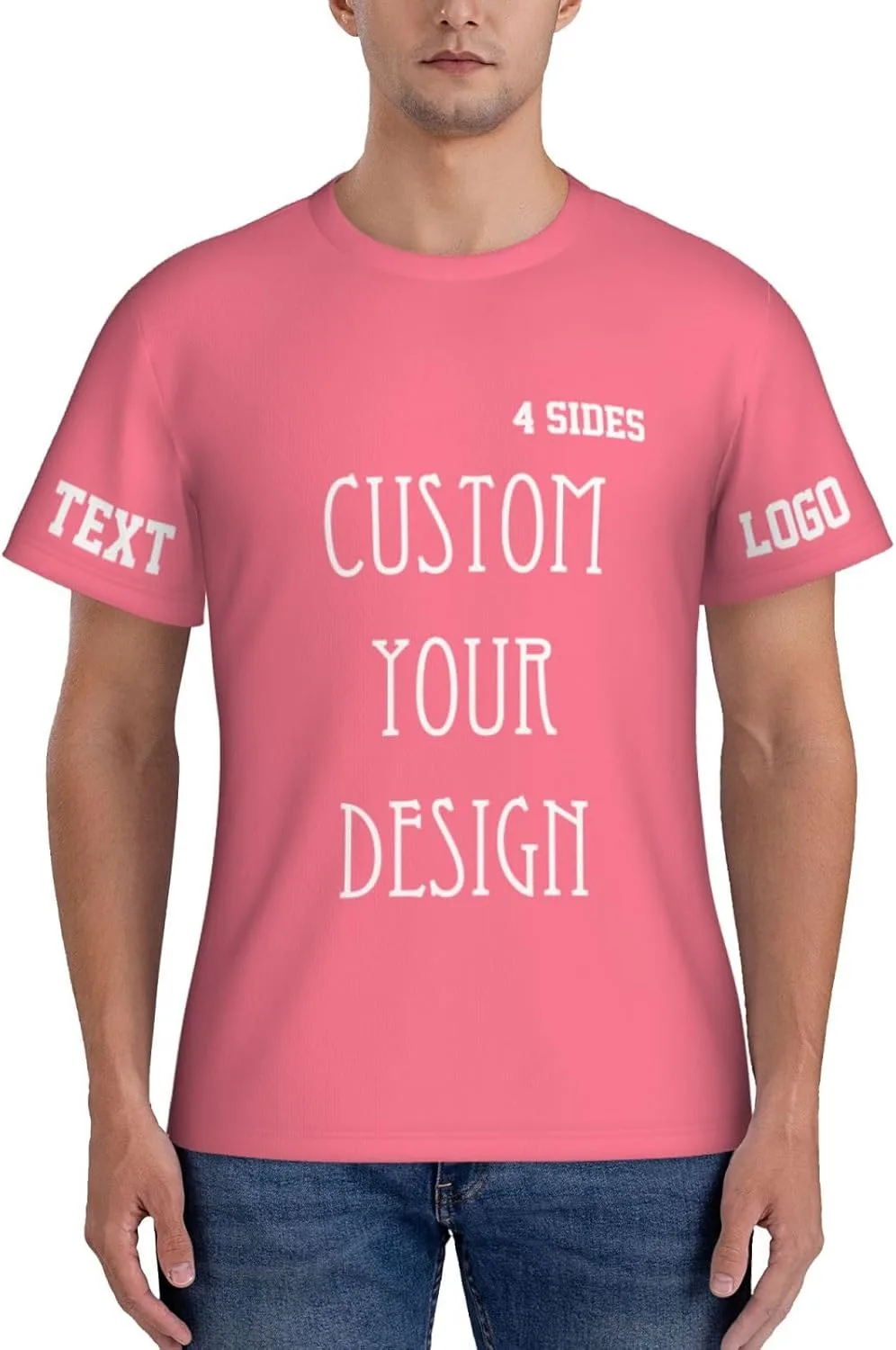 

Футболка Custom T Shirts 4-Side Printable с логотипом