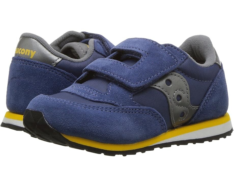 

Кроссовки Saucony Saucony Originals Kids Jazz Hook & Loop Sneaker(Toddler/Little Kid), цвет Blue/Grey