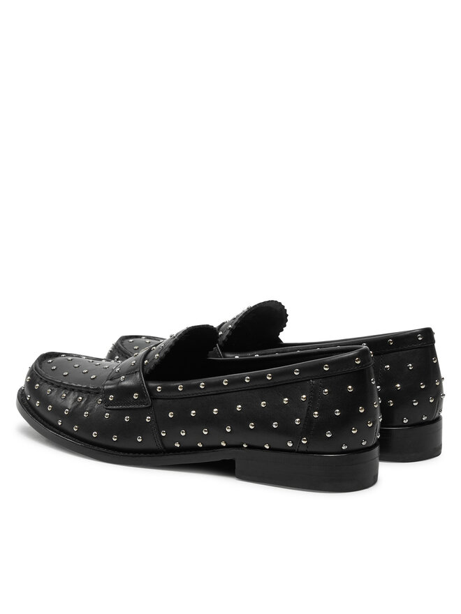 Тапочки Studded Classic Loafer 159881 Tory Burch, черный — фото 3