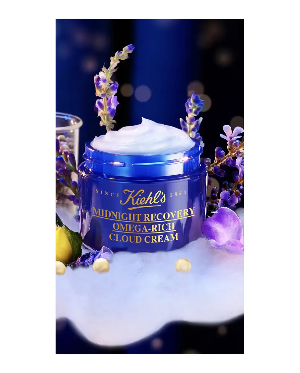 Сыворотка Kiehl's — Ночная Midnight Recovery Omega Rich Cloud Cream, 50 мл — фото 2