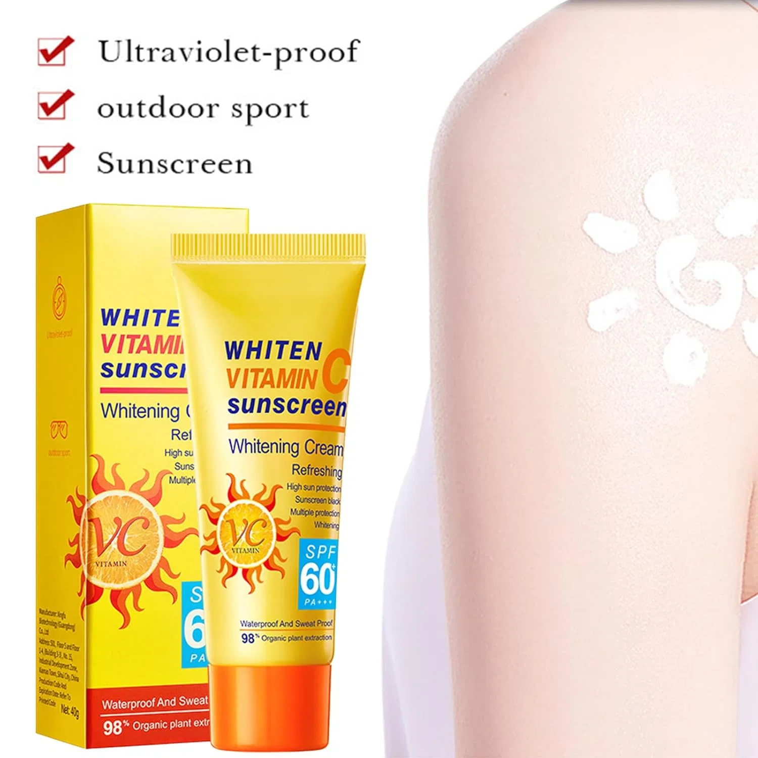 Солнцезащитный флюид с витамином C SPF 60+ Luthasolic — фото 2
