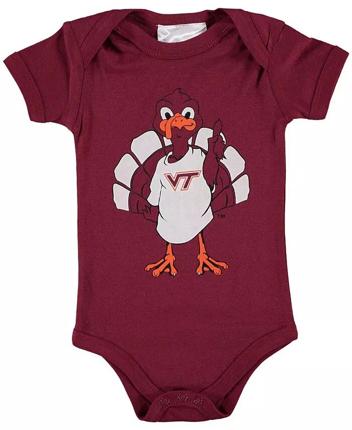 

Боди Maroon Virginia Tech Hokies Big Logo для мальчиков и девочек Two Feet Ahead