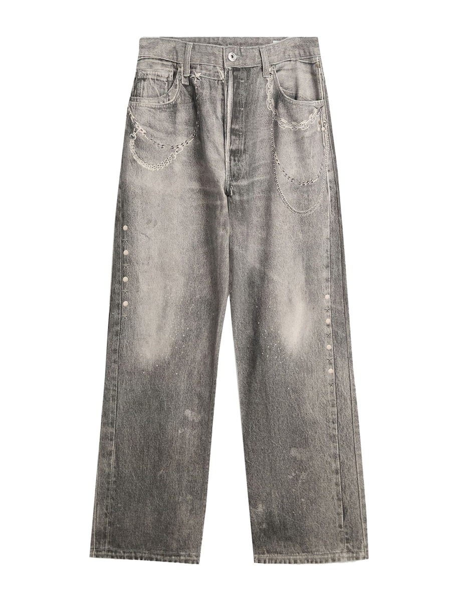 

Джинсы свободного кроя Bershka, черный