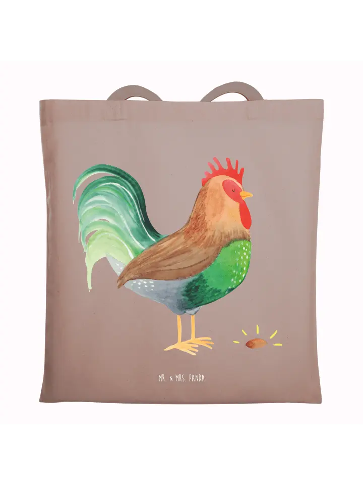 

Сумка для переноски Mr & Mrs Panda Hahn Korn ohne Spruch, пастельно-коричневый