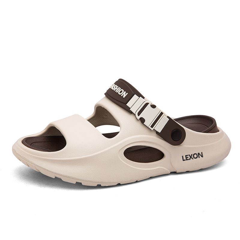 

LEXON Пляжные сандалии мужские черные хаки, цвет Khaki Brown