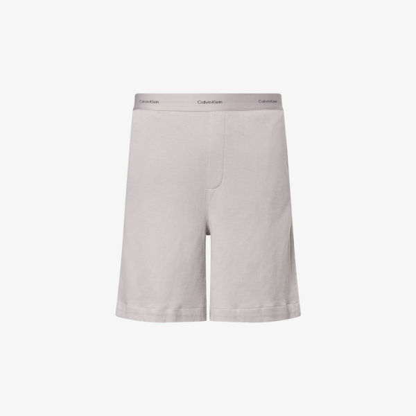 

Современные шорты из махрового хлопкового джерси Calvin Klein, цвет ash