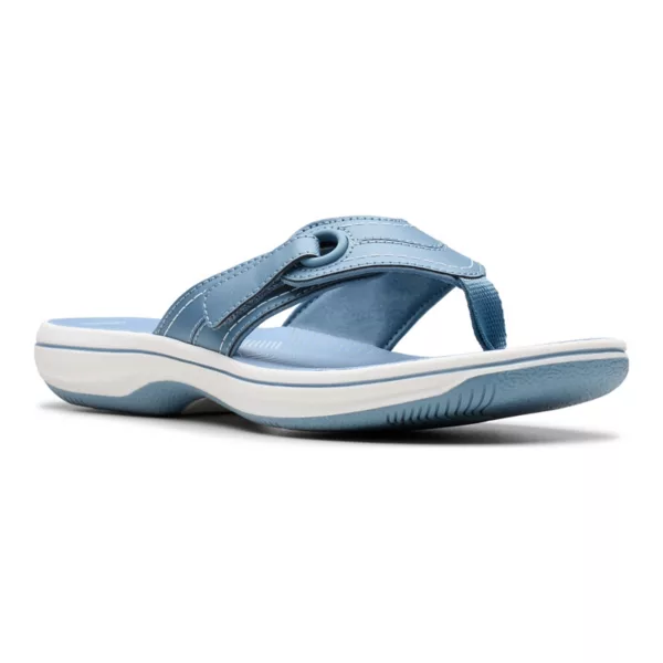 Женские шлепанцы Cloudsteppers Breeze Reyna Clarks, цвет blue grey