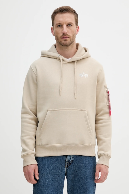 

Толстовка 188307 01 Alpha Industries, бежевый