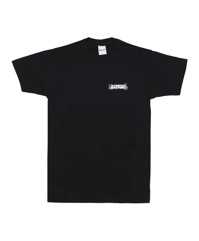 

Черная футболка с надписью «Мир и любовь» для мужчин. Ripndip, черный