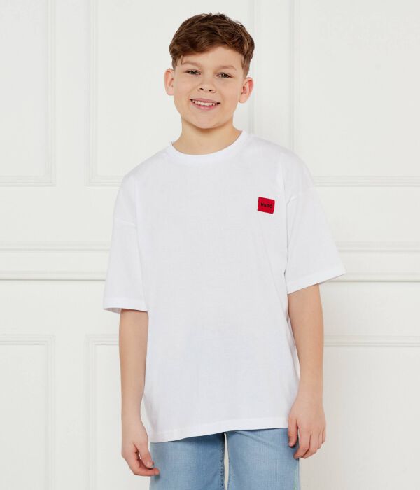 

Футболки Relaxed fit Hugo Kids, белый
