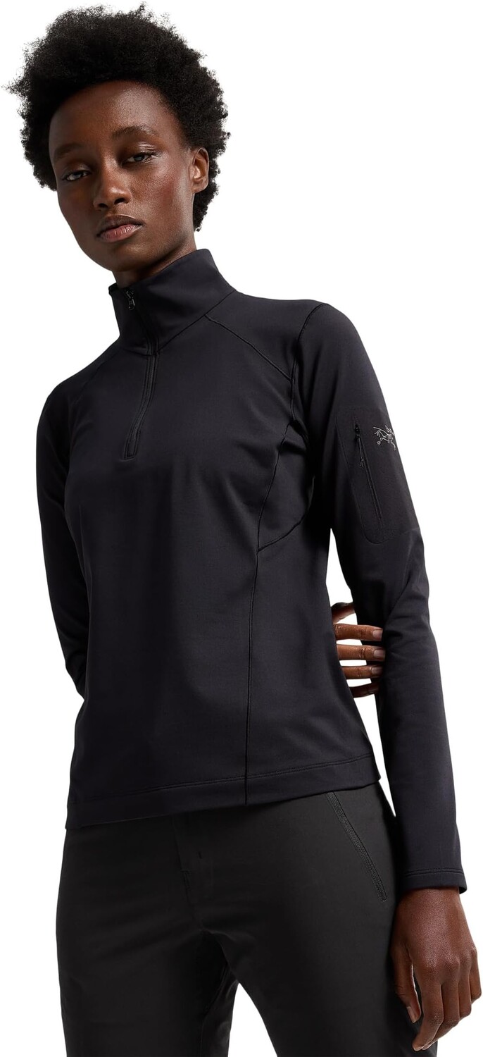

Толстовка Rho Zip Neck Arc'teryx, черный