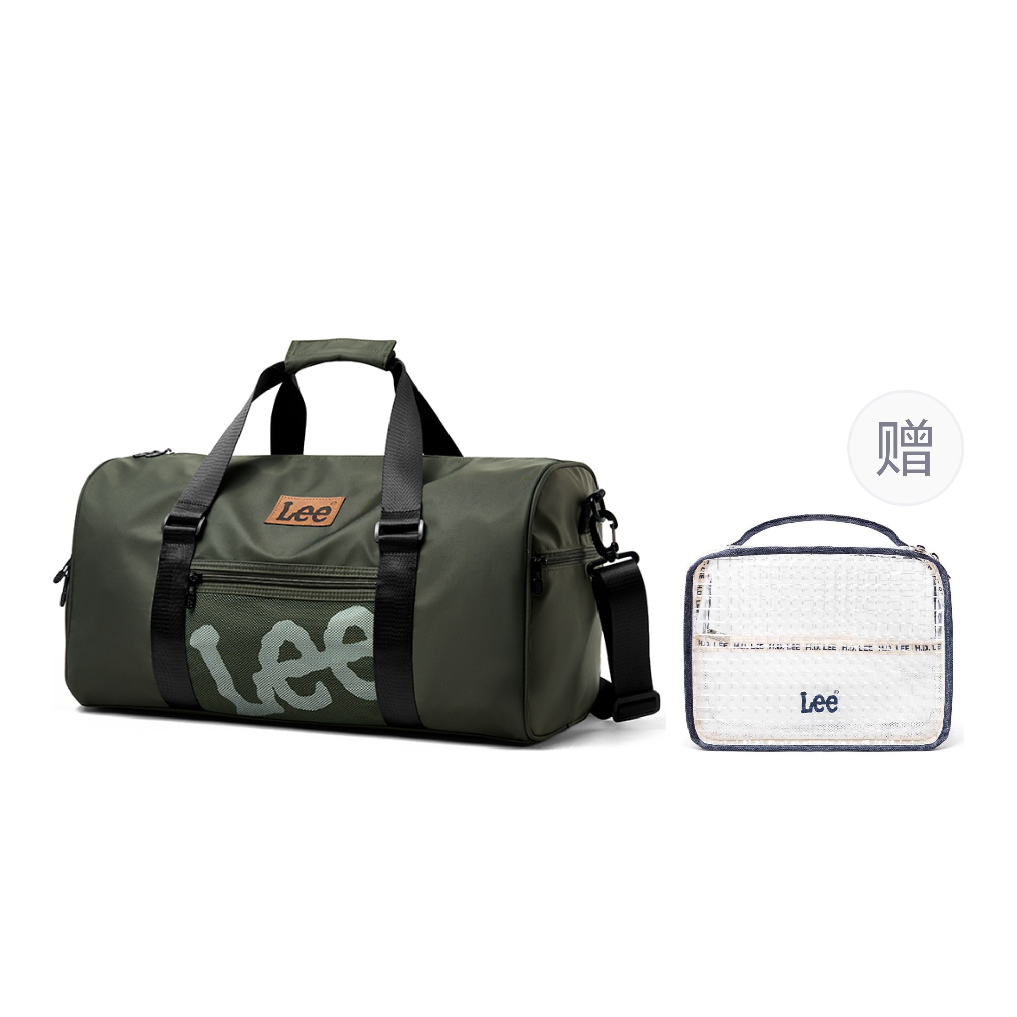 

Lee Оксфордская дорожная сумка, Sports Combo [Olive Green+Toiletry Bags]