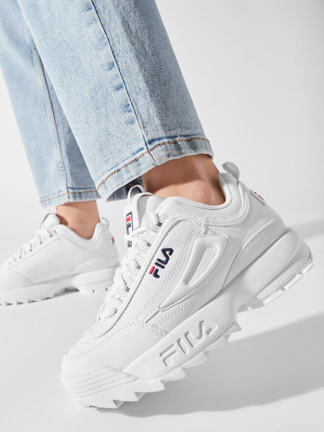 Кроссовки Disruptor Low Wmn Fila, белый — фото 2
